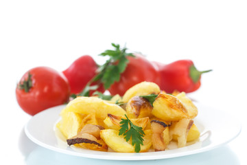 fried potatoes
