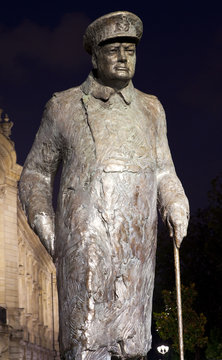 Sir Winston Churchill Statue in Paris