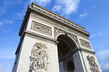Fototapeta na wymiar Arc de Triomphe in Paris