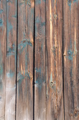 Old wooden fence as background