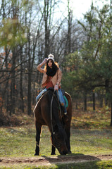 Girl and horse