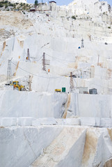 A Carraran marble quarry
