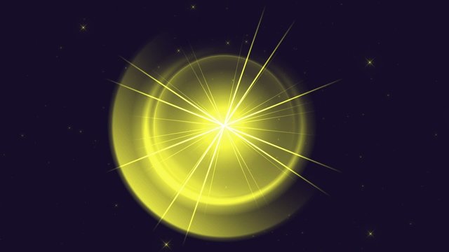 abstract loop motion background, turbulence yellow light
