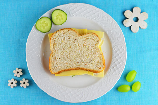 Heerlijke gezonde boterham met kaas