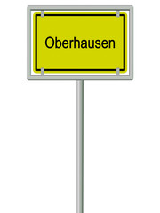 Oberhausen - Ortsschild