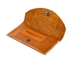 brown Leather Purse