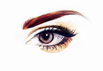 Gardinen woman eye © Anna Ismagilova