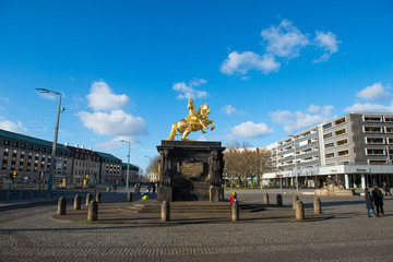 Augustus II The Strong (Golden Rider) in Dresden, Germany