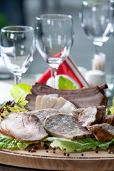 Cold meat platter