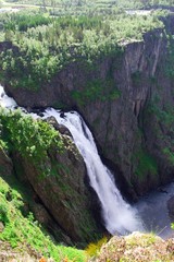 Waterfall Voringfossen, Norway