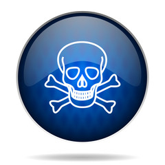 skull internet icon
