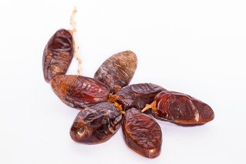 Dates on white background.