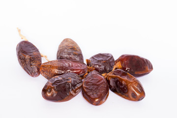 Dates on white background.