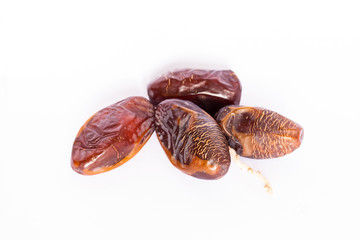 Dates on white background.