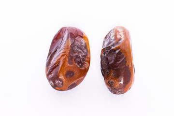 Dates on white background.