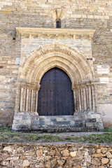 Fototapeta na wymiar The Door of Forgiveness in Villafranca del Bierzo.