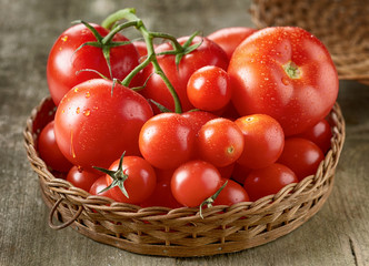 Fresh red tomatoes