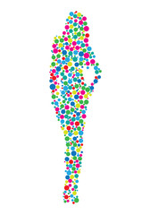 Vector Human outline