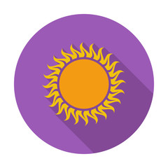 Sun single icon.