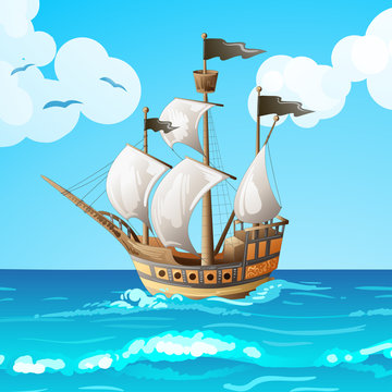 Ocean-going ship