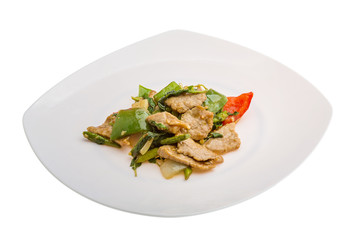 Pork with vegetables