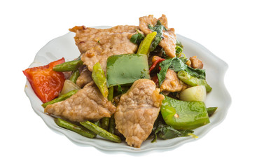 Pork with vegetables
