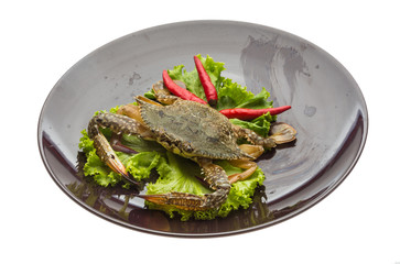 Raw crab