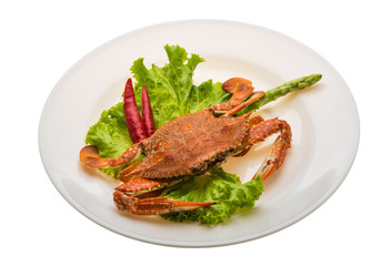 Boiled crab