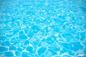 Fototapeta na wymiar Blue pool water
