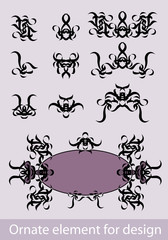 Ornate element for design