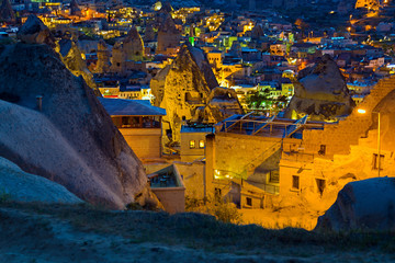 landscape on GOREME Cappadocia Turkey.