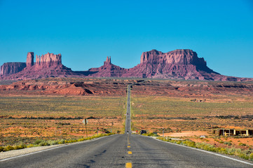 Road trip to Monument Valley, Arizona, USA