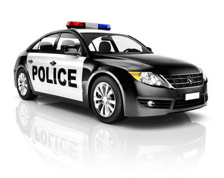 police cars