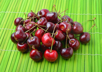 cherry berry  on  background