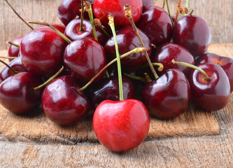 cherry berry  on  background