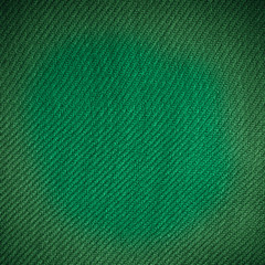 Closeup of green fabric textile material as texture