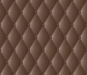 Fototapeta premium Dark brown upholstery vector abstract background.