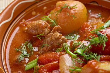 Greek  beef stifado