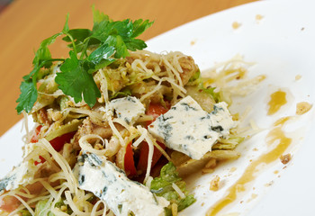 Chicken and blue cheese salad