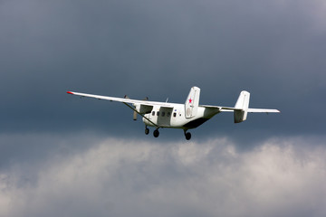 plane AN-28 in the air