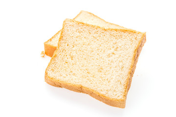Bread isolated on white