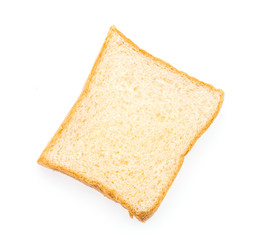 Bread isolated on white