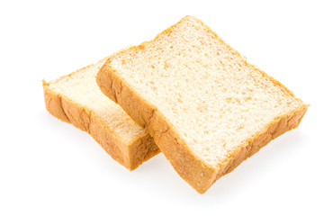 Bread isolated on white