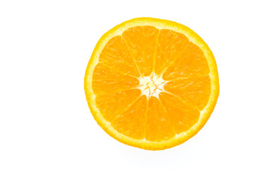 Orange isolated on white