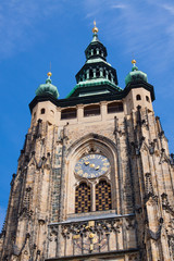Fototapeta na wymiar Prague. The St. Vitus Cathedral.