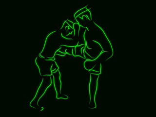 Obraz na płótnie Canvas boxing