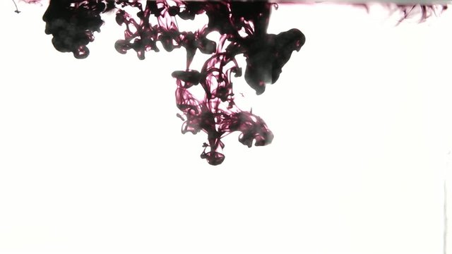 Smoky Ink drops into Water