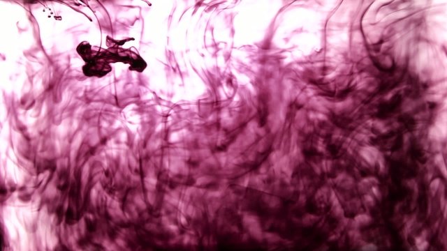 Ink drops into Water smoky effect