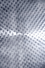 Naklejka premium Schmutzige Edelstahlplatte