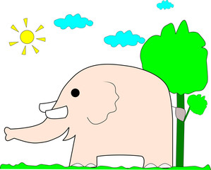 elephant cartoon